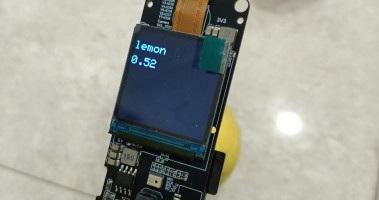 Object classification on ESP32