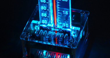 Nixie bargraph thermometer with Arduino