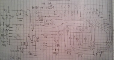 One-wire interface for LCD