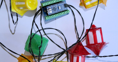 Variable brightness controller for Christmas LED lights with Arduino