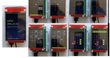 Wireless ESP32 Touch Screen Games (ESP-MESH) - Unleash Fun On-the-Go!