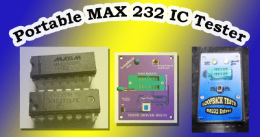  Portable MAX 232 IC Tester