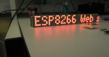 Scrolling text display [160491]