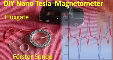 DYI Nano Tesla Fluxgate magnetometer / Förster sonde