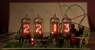 TAF1317A Nixie tubes clock