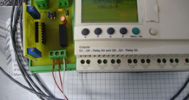 TEMPERATURE CONVERTER 0 - 100°C TO 0 - 10V