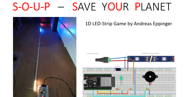 1D LED-Strip-Game    S-O-U-P - Save Your Planet