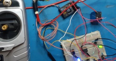 Securing an RC motor in case of radio loss.