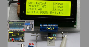 In circuit capacitance meter part 2-modified with inclusion of inductivity