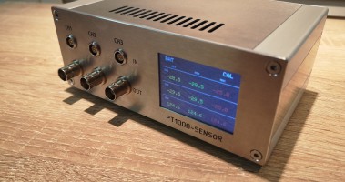 Self-Calibrating 3-Channel Temperature Measuring Device with PT1000 Sensors