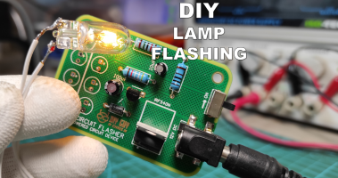 How to build 12V Lamp Flashing Circuit