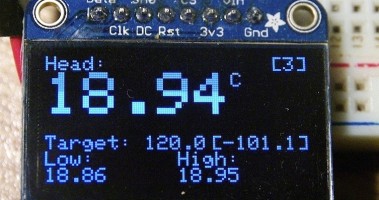 3D printer head and mat temperature controller using Arduino [130500-I]