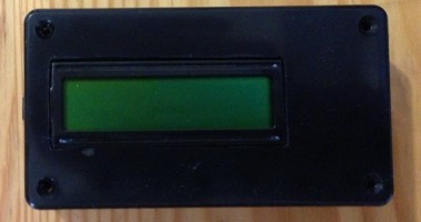 Receive a message by WIFI on a display