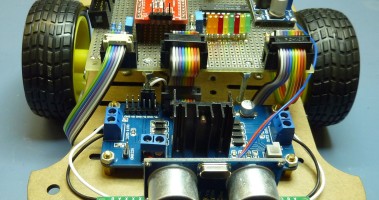 Robot build with Cypress PSoC