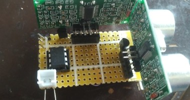 Back ultrasound radar for bike: