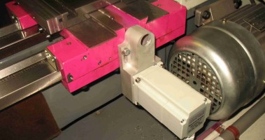 command for step motor to be placed on X axis of a lathe