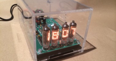 Numitron Arduino Clock and Thermometer [120740-I]