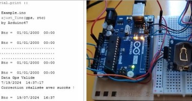 RTC adjustment via NEO-6m GPS