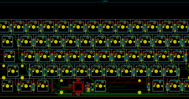 Mechanical Keyboard using PIC18 and KiCad