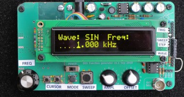Pulsar DDS Function Generator with ATMega328