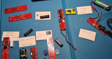 nRF24plus and Atmega328P radio probe Red
