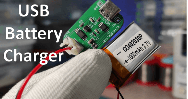 DIY Protected Lithium Battery Charger (TP4056)