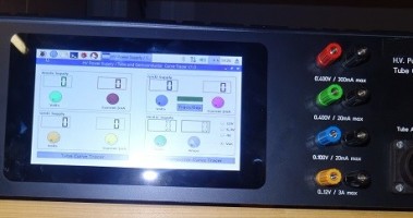 HV Power supply with tube and semiconductor curve tracer