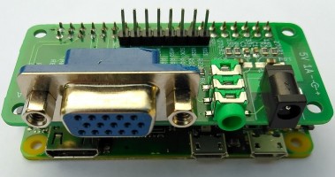 VGA & audio interface for Raspberry Pi Zéro