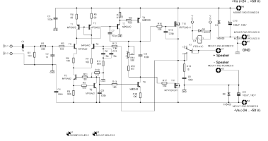 Kompakte Audio Endstufe mit IRFP240/IRFP9240