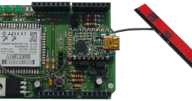 Wi-Fi / Bluetooth / USB shield for Arduino & Platino (120306)