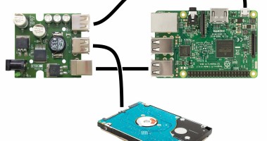 Power supply for Raspberry Pi + hard disk [160494]