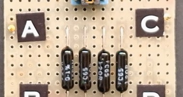 Four resistor for ten resistance values