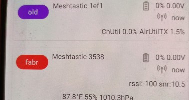 Mesh of LoRa radios - versatile yet easy! Now modified with Serial display