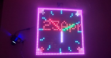 1024 Neopixel GPS wall clock