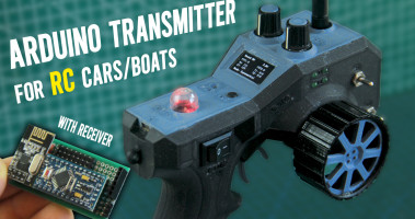 Build an Arduino Pistol-grip Transmitter for RC Cars with 1KM Range!