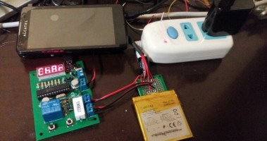 Test bench for battery inside an equipment: