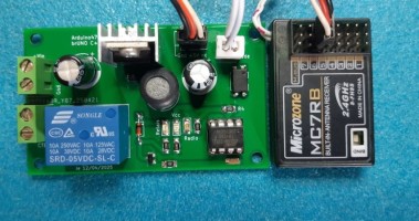 Securing an RC motor in case of radio loss.