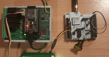 Temperature monitoring and control using LORA, STM32WL55JC1 and ESP32.