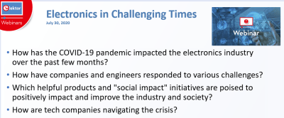 webinar replay, “Electronics in Challenging Times