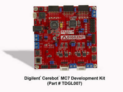Embedded motor control Cerebot MC7 Development Kit for academia and hobbyists