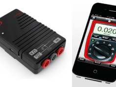 Multimeter module links to iPhone or iPad