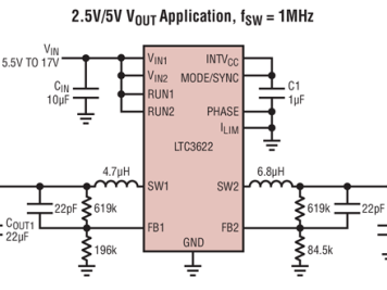 New Dual step-down Regulator