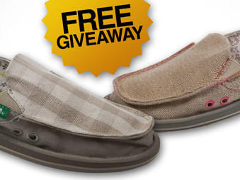 Free Giveaway: Sanük sandals!