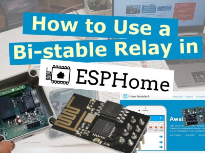 Wi-Fi Switch or How to Use a Bi-stable Relay in ESPHome