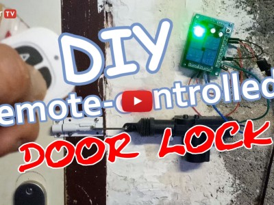 Build a Remote-Controlled Door Lock