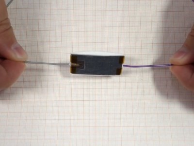 Electricity from cardboard, a pencil and Teflon tape