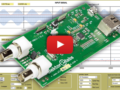 Oscilloscope, spectrum analyzer and signal generator in one