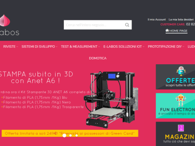 Benvenuta! “e-labos”, Elektor’s new Italian website!