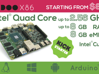 UDOO X86: 10 times faster than RPi 3
