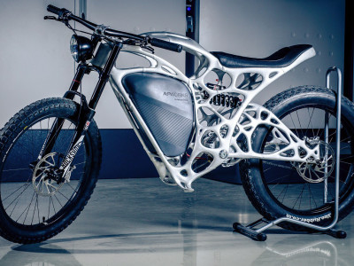 World’s first 3D printed electric motorbike